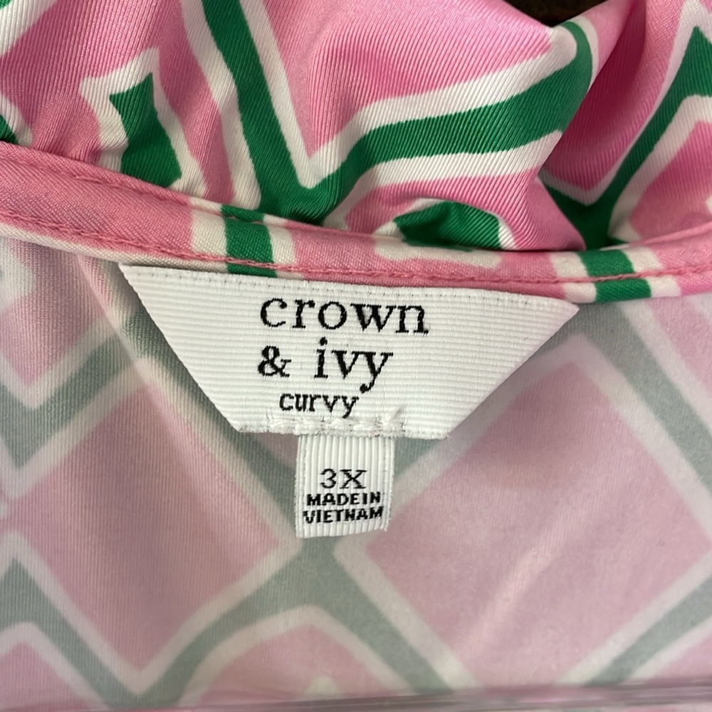 Crown & Ivy Ruffle Neck Top - Picture 5 of 7